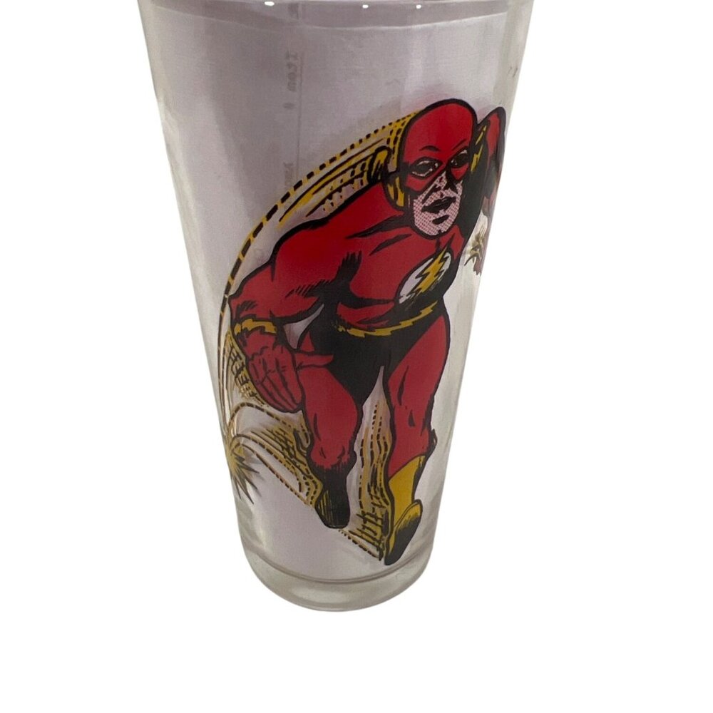 PEPSI Collector Series THE FLASH 1971 Warner Bros glass Vintage